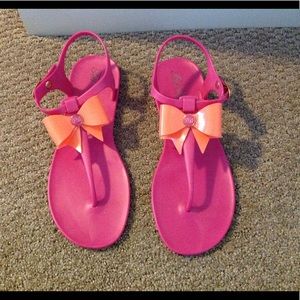 NEW TED BAKER LONDON JELLY FLIP FLOPS SZ 9.5